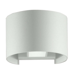 Φωτιστικό Τοίχου - Απλίκα Delta LED-W-DELTA-10C BCO 2x5W Led 14x12x10cm White Intec