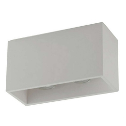 Φωτιστικό Οροφής - Πλαφονιέρα Foster I-FOSTER-PL25 2XGU10 35W 24x10x13cm White Intec Plaster