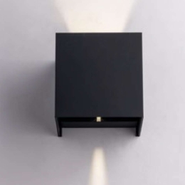 Φωτιστικό Τοίχου - Απλίκα Alfa LED-W-ALFA-20M ANT 2x10W Led 4000K 12x12x12cm Anthracite Intec