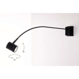 Φωτιστικό Τοίχου - Απλίκα Banner I-BANNER-AP 1xGU10 35W 78cm 9cm Black Intec