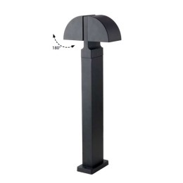 Φωτιστικό Δαπέδου Idem LED-IDEM-P1 7W Led 24x20x70cm Anthracite Intec