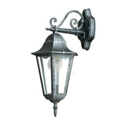 Φωτιστικό Τοίχου - Απλίκα Down Firenze LANT-FIRENZE/AP1B 1xE27 60W 28,6x20,5x50,5cm Black-Silver Int