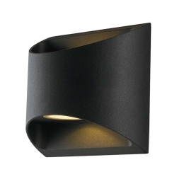 Φωτιστικό Τοίχου - Απλίκα Veyron LED-W-VEYRON NERO 7W Led 12,3x6,9x13cm Black Intec