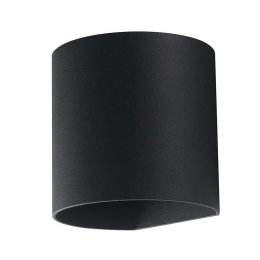 Φωτιστικό Τοίχου - Απλίκα Golf LED-W-GOLF NERO 7W Led 11x11x9,5cm Black Intec