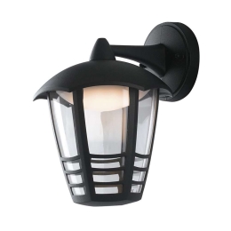 Φωτιστικό Τοίχου - Απλίκα Down Cloe LANT-CLOE/AP1B 12W Led 19,3x17x23cm Black Intec