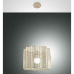 Φωτιστικό Οροφής Glicine 3581-40-225 1xE27 60W Φ40 200cm Gold La Mia Luce