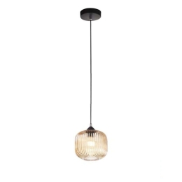 Φωτιστικό Οροφής Dock 3584-40-125 1xE27 40W Φ20 200cm Amber La Mia Luce