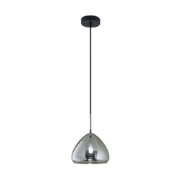 Φωτιστικό Οροφής Glow 3667-40-138 1xE27 40W Φ25cm 200cm Chrome La Mia Luce