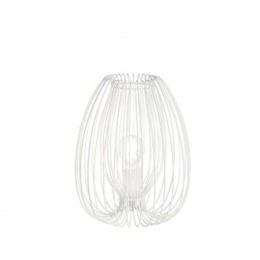 Φωτιστικό Επιτραπέζιο Camp 3677-30-102 1xE27 40W Φ25cm 31cm White La Mia Luce