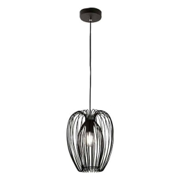 Φωτιστικό Οροφής Camp 3677-40-101 1xE27 40W Φ25cm 200cm Black La Mia Luce