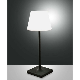 Φωτιστικό Επιτραπέζιο Adam 3701-30-350 2,5W Led Touch dimmer Φ15cm 38,5cm Dark Grey La Mia Luce