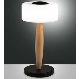 Φωτιστικό Επιτραπέζιο Elea 3761-30-101 Φ15x29cm Dim Led 860lm 8W Black Fabas Luce