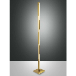 Φωτιστικό Δαπέδου Ling 3712-10-119 26x24x165cm Dim Led 4320lm 36W Brass Fabas Luce