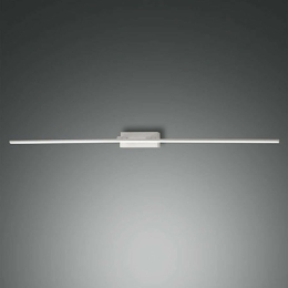 Φωτιστικό Τοίχου Nala 3361-29-102 109,5x10,5x6cm Led 2460lm 20W White Fabas Luce Μέταλλο, Μεθακρυλικό