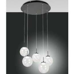 Φωτιστικό Οροφής Ariel 3770-49-372 Φ50x200cm Dim Led 3750lm 35W Clear Fabas Luce