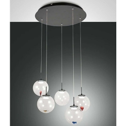Φωτιστικό Οροφής Ariel 3770-49-373 Φ50x200cm Dim Led 3750lm 35W Multi Fabas Luce