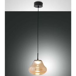 Φωτιστικό Οροφής Deva 3774-40-125 Φ25x19,5cm Dim Led 1510lm 14W Amber Fabas Luce