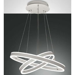 Φωτιστικό Οροφής Palau 3743-45-102 Φ60/40x4,6cm Dim Led 11780lm 108W White Fabas Luce