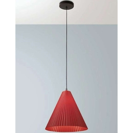 Φωτιστικό Οροφής Cone 3758-40-133 Φ31,5x25cm 1xE27 10W Bordo Fabas Luce