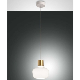 Φωτιστικό Οροφής Kino 3767-40-102 Φ22x21,2cm Dim Led 1300lm 12W White Fabas Luce