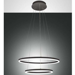 Φωτιστικό Οροφής Smart Giotto 3508-45-101-01 Φ40/60x200cm Dim Led 5320lm 52W Black Fabas Luce