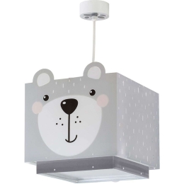 Φωτιστικό Οροφής Παιδικό Little Teddy 64572 Grey Ango Πολυπροπυλένιο