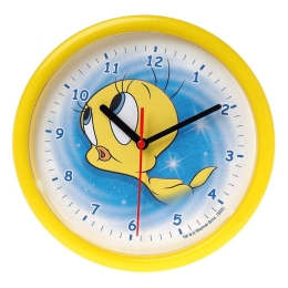 Ρολόι Τοίχου Tweety H090 Φ25cm Yellow Ango Πλαστικό