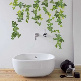Αυτοκόλλητα Τοίχου Βινυλίου Ivy 54152 72x58cm Green Ango Βινύλιο