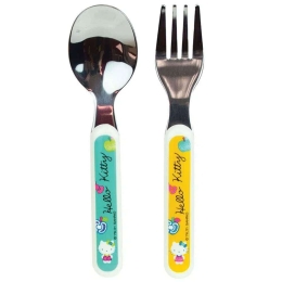 Κουτάλι & Πιρούνι Παιδικό (Σετ 2Τμχ) Hello Kitty 005990 Multi Ango 2 τμχ Πολυπροπυλένιο