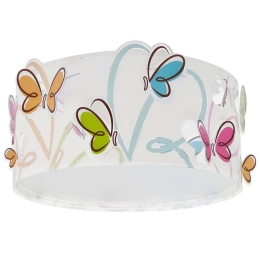 Φωτιστικό Οροφής-Πλαφονιέρα Butterfly 62146 33x16,5cm 2xE27 Multi Ango