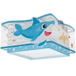 Φωτιστικό Οροφής-Πλαφονιέρα Little Shark 63476 32x30x16,5cm 2xE27 Multi Ango