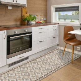 Διάδρομος Βινυλίου Beige Rhombus 83613 Beige Ango 50X180 Βινύλιο