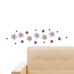 Αυτοκόλλητα Τοίχου Αφρώδη Little Flowers S 59503 Multi Ango
