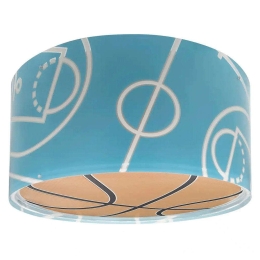 Φωτιστικό Οροφής - Πλαφονιέρα Sports Basket 41746 Φ33x16,5cm 2xE27 15W Multi Ango