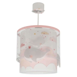 Φωτιστικό Οροφής Whale Dreams 61172S 26x26x25cm 1xE27 15W Pink-Multi Ango