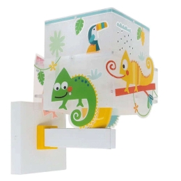 Φωτιστικό Τοίχου - Απλίκα Happy Jungle 63319 13,5x20x22,5cm 1xE27 15W Multi Ango