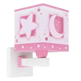 Φωτιστικό Τοίχου - Απλίκα Moonlight 63239S 13,5x20x24cm 1xE27 15W Pink Ango