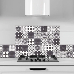 Πάνελ Αλουμινίου Εστίας Κουζίνας Ardesia XL 86616 84x60cm White-Grey Ango