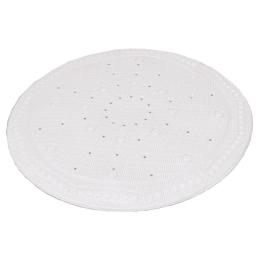Αντιολισθητικό Ντουζιέρας Arosa 0221 Round White Kleine Wolke 55Χ55 PVC