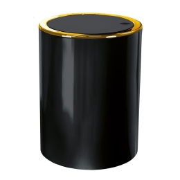 Δοχείο Απορριμμάτων Golden Clap 8418 Bin 5lt Black Kleine Wolke Πλαστικό
