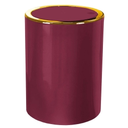 Κάδος Απορριμμάτων Golden Clap 8418 5Lt Burgundy Kleine Wolke Πλαστικό