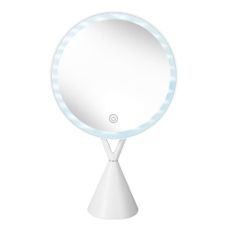 Καθρέπτης Επιτραπέζιος Lady 8478 White Kleine Wolke Πλαστικό, Γυαλί