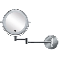 Καθρέφτης Τοίχου Lumi 8487 Silver Kleine Wolke Μέταλλο,Γυαλί