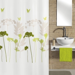 Κουρτίνα Μπάνιου Barcelona 5188 Clover Kleine Wolke 180Πx180Υ 180x180cm Πολυέστερ
