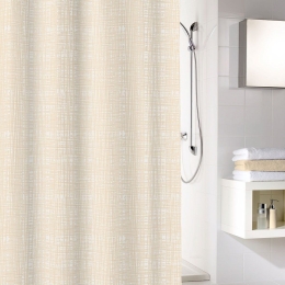 Κουρτίνα Μπάνιου Linen 5916 Beige Kleine Wolke 180Πx200Υ 180x200cm Πολυέστερ