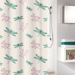 Κουρτίνα Μπάνιου Scarlett 5915 Smaragd Kleine Wolke 180Πx200Υ 180x200cm Πολυέστερ
