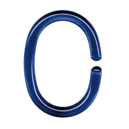 Κρίκοι Κουρτίνας Μπάνιου Duschvorhangringe 0268 12pcs Dark Blue Kleine Wolke Πλαστικό
