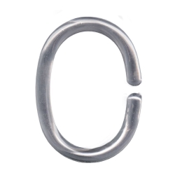 Κρίκοι Κουρτίνας Μπάνιου Duschvorhangringe 3331 12pcs Silver Kleine Wolke Μέταλλο