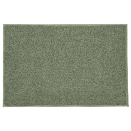 Πατάκι Μπάνιου Kansas 4018 Olive Kleine Wolke 55Χ65 55x65cm 100% Βαμβάκι