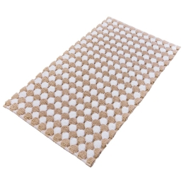 Πατάκι Μπάνιου Merida 4036 Taupe Kleine Wolke 70X120 100% Βαμβάκι